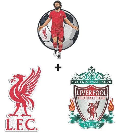3 PACK Liverpool FC® Logo + Liver Bird Logo + Salah