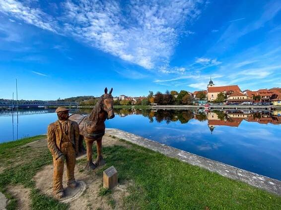 Potahová stezka v Týně nad Vltavou