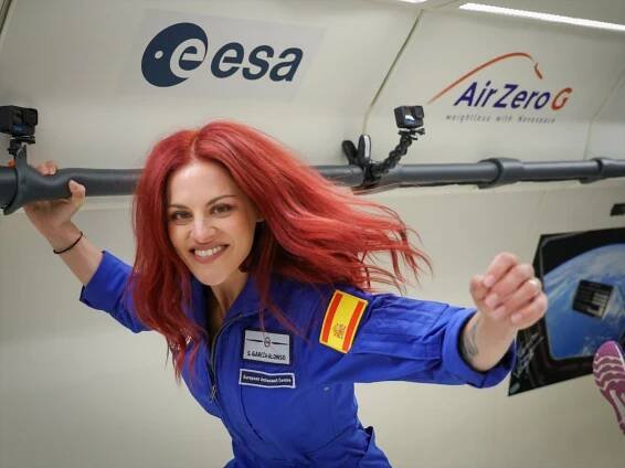 La astronauta Sara García cuenta su experiencia en microgravedad: 