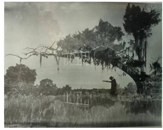 Fig. 6. Clarence John Laughlin, Exgy for Moss Land, 1940 (Ghosts, Plate 1), photo by Clarence John Laughlin © 2008 The Historic New Orleans Collection 