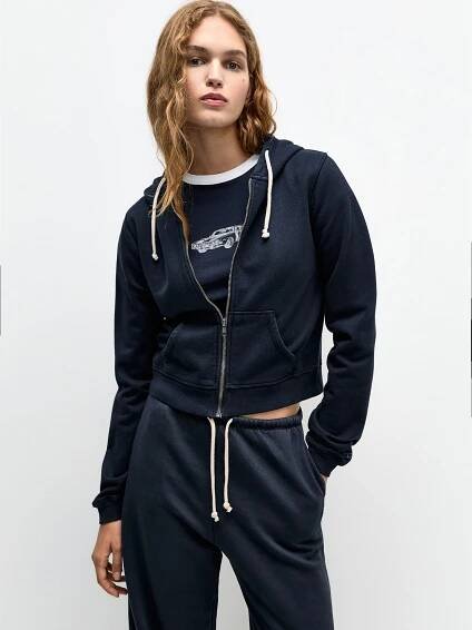Pull&Bear Tepláková bunda