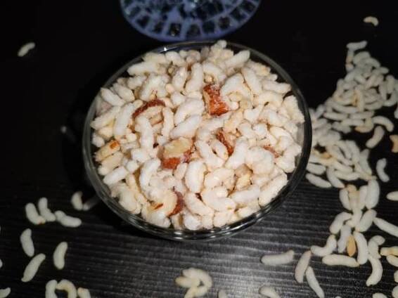 sladká pufovaná rýže - puffed rice cereal - stock snímky, obrázky a fotky