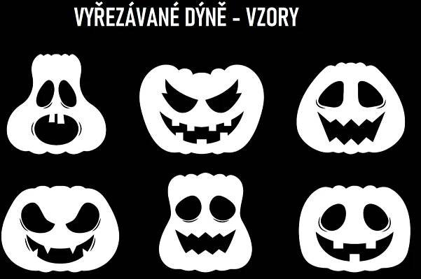 vyřezávané dýně vzory 
