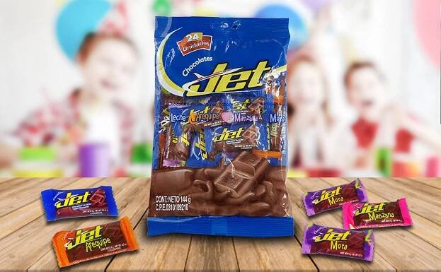 CHOCOLATINA JET MINI 144 gr. / CANDY BAR 5 oz.
