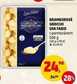Penny Market Bramborové gnocchi san fabio s parmezánem, 500 g nabídka