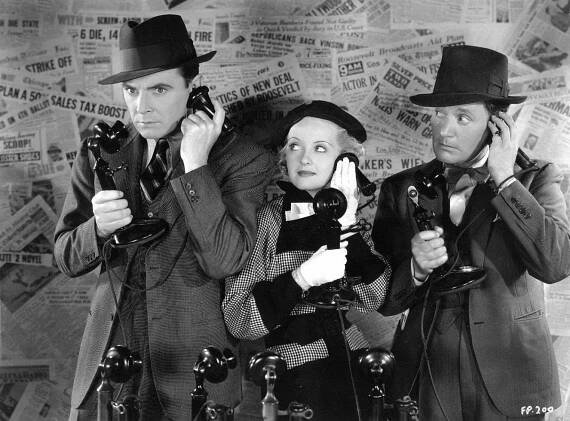 Front Page Woman - Promo - George Brent, Bette Davis, Roscoe Karns