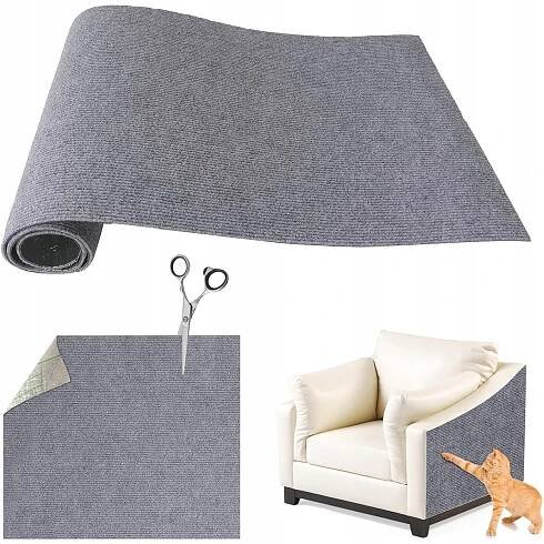 SAMOLEPICÍ ŠKRABACÍ PODLOŽKA PRO KOČKY OCHRANA NA NÁBYTEK NA STĚNU 40 x 300 cm za 550.00CZK - Allegro