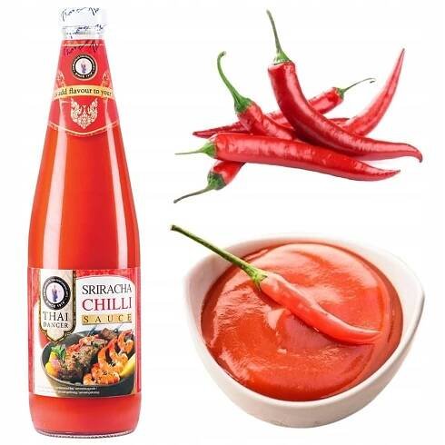 Thajská pálivá Omáčka Chili Sriracha na pokrmy Thai Hot Sauce 300 ml THAI DANCER