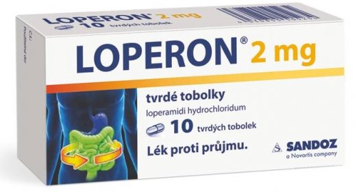 Loperon 2 mg 10 tvrdých tobolek