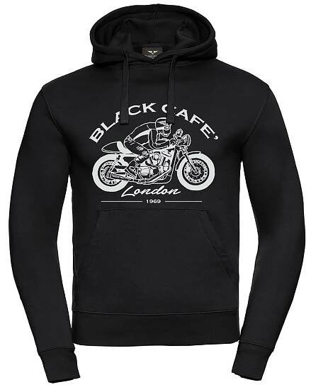 Black-Cafe London Retro Bike Hoodie