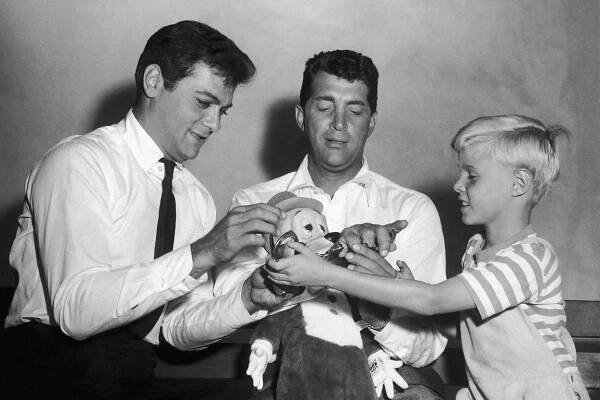 Jay North, young star of the new "Dennis the Menace" series, right