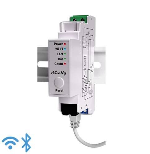SHELLY PRO EM - 50 Elektroměr jednofázový na DIN lištu