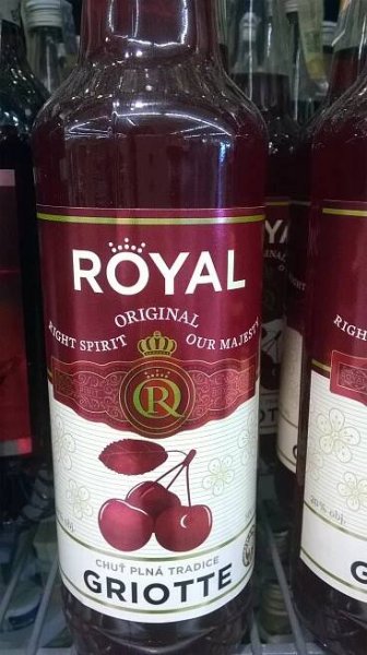 Podrobné informace o potravině Royal Griotte