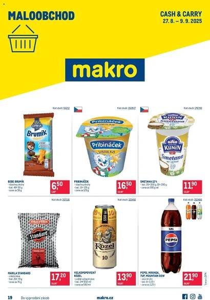  Makro Leták - Maloobchod od 27.08.2025 - Akce Makro