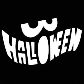 halloween mouth stencil