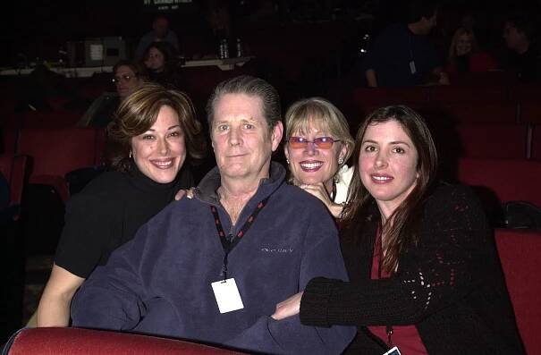 Carnie Wilson, Brian Wilson, Melinda Wilson and Wendy Wilson in 2001