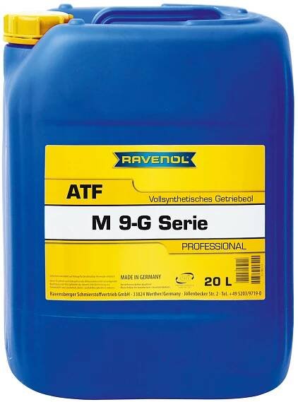 PŘEVODOVÉ OLEJE | RAVENOL ATF M 9-G SERIE 20L | SOTAOIL.cz - Specialista na oleje a maziva