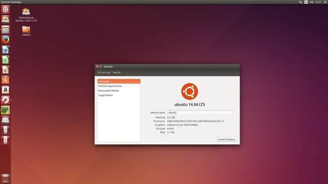 Testujeme AMD Athlon 5350 Kabini na Linuxu #1: Ubuntu 14.04.1 LTS | Diit.cz