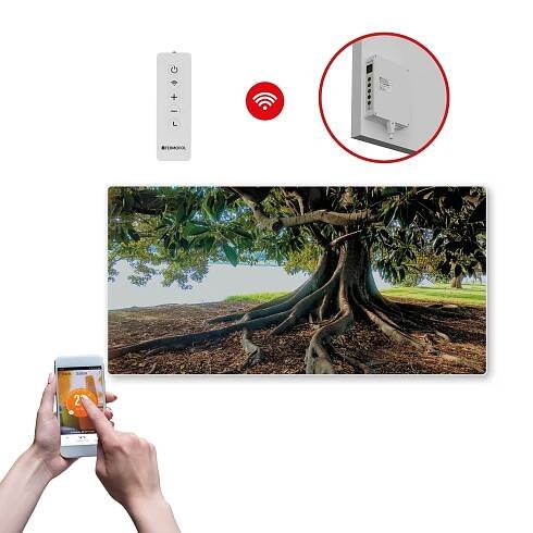 Infrapanel SWT 1000 - WiFi s potiskem vzor 25