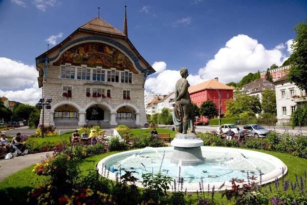 Hotel Des Trois Rois Le Locle Exteriér fotografie