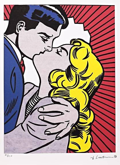 Kiss III. - Roy Lichtenstein - Galerie umění