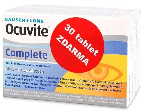 Ocuvite Complete (60 + 30 kapslí zdarma)