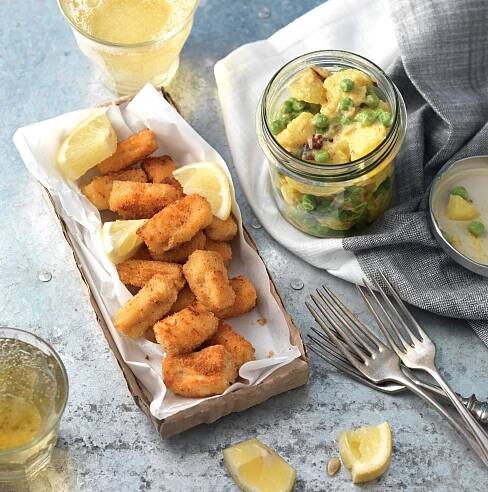 Fish and chips ve skle
