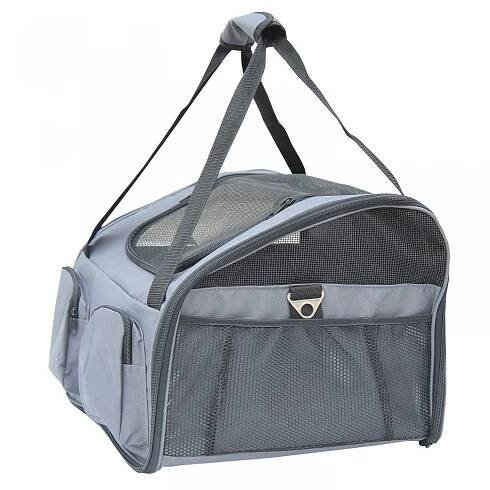 Přepravní box pro psy 41 x 34 x 30 cm | šedý č.4
