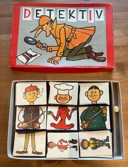RETRO SPOLEČENSKÁ HRA - DETEKTIV, zn. TOFA.