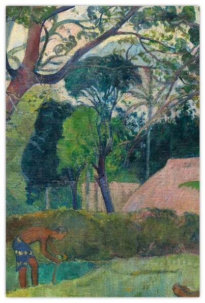 Obraz - Paul Gauguin, Te raau rahi (The Big Tree), reprodukce