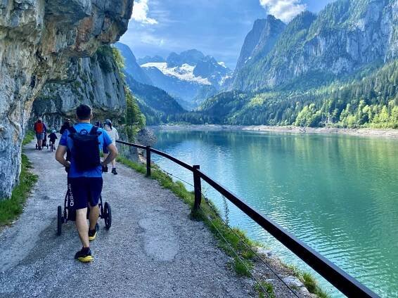 Cesta kolem Vorderer Gosausee