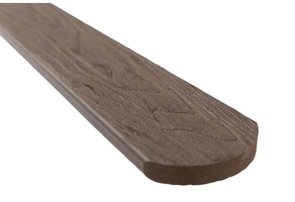 COVERNIT WPC plotové prkno se zaoblenou hranou, oak brown, 71 x 11 x 300 mm
