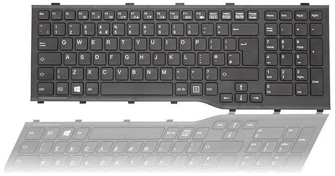 Klávesnice Fujitsu LifeBook N532 (UK)