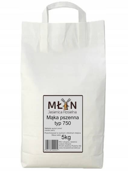 Pšeničná mouka typ 750 Chlebová 5 kg Mlýn Jasienica
