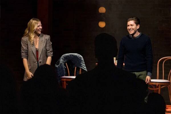 Michael Zegen and Helene Yorke in Strategic Love Play