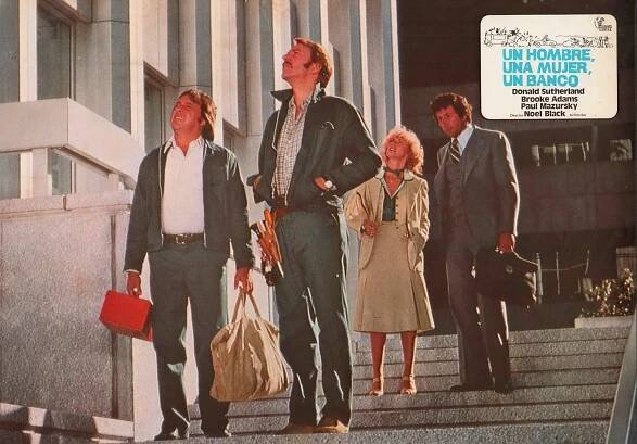 Paul Mazursky, Donald Sutherland, Leigh Hamilton - Muž, žena a banka - Fotosky