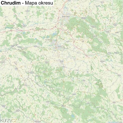 Chrudim - mapy | Kurzy.cz