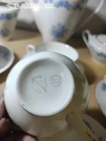 Starý porcelánový kávový servis