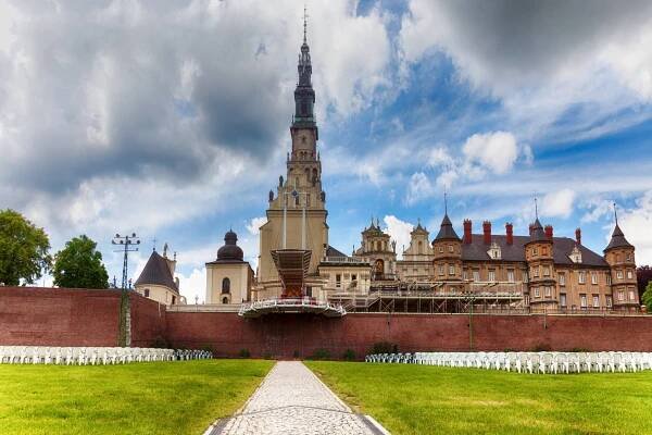 Kláštera Jasna Gora v Czestochowa. Polsko. — Stock obrázek