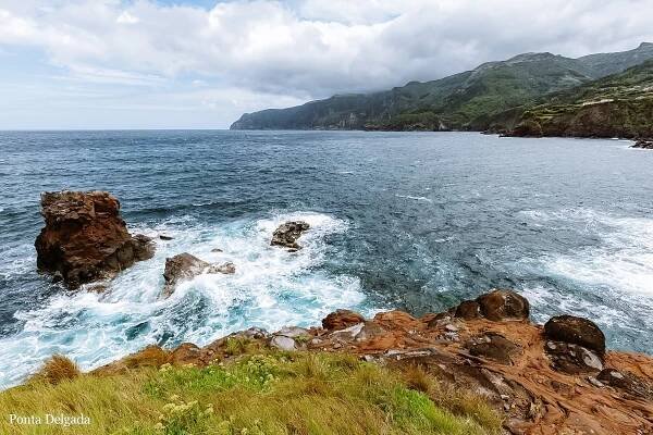 ponta delgada ostrov flores azory