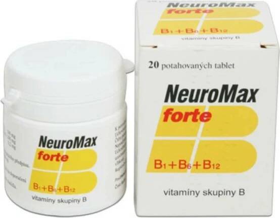 NEUROMAX FORTE POR 100MG/200MG/0,2MG TBL FLM 20