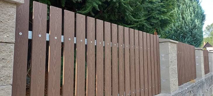 Covernit Coverfence rovná 71 x 11 x 800 mm Oak Brown