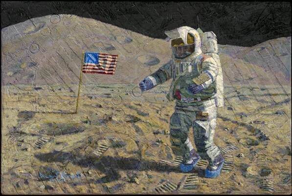 Moonwalker Number Twelve — The Alan Bean Gallery