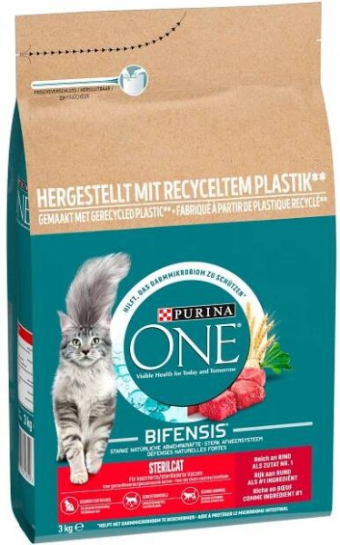 Purina ONE Bifensis Sterilised granule pro kočky hovězí