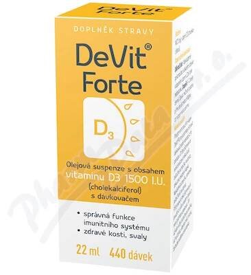 DeVit Forte 1500 I.U. 22 ml 440 dávek