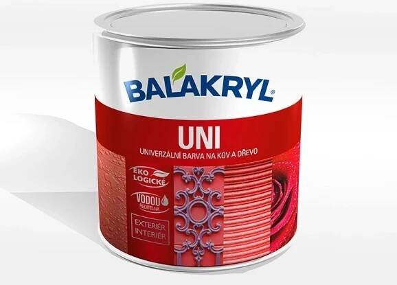 Barvy a laky Hostivař akryl Uni lesk 0615 0,7kg slonová kost