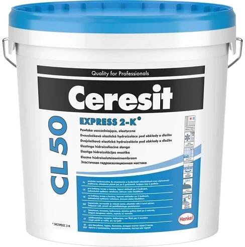 CERESIT CL 50 EXPRESS 2-K - dvousložková hydroizolace 12,5 kg