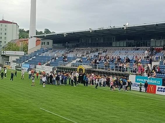 Fotbalové utkání - Základní škola Sportovní Uherské Hradiště