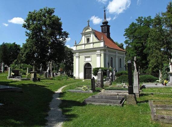 Dačice - hřbitovní kaple sv.Rocha, Šebestiána a sv.Rozálie