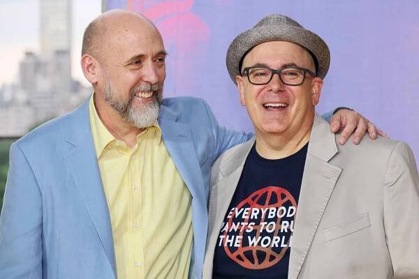 Chris Renaud and Ken Daurio attend the Despicable Me 4 New York Premiere at Jazz at Lincoln Center on June 09, 2024 in New York City. 